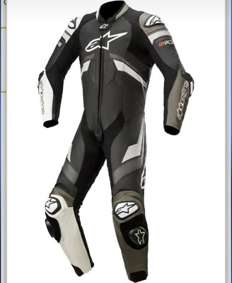 Carreras Traje Motorista de Cuero Hombres Chaqueta de Cuero de Moto Pantalones - Imagen 1 de 4