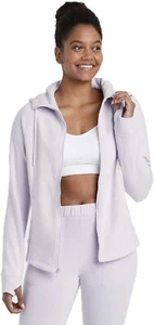 Sudadera con capucha de lana con cremallera completa para mujer All in Motion - Talla M lavanda - Imagen 1 de 5