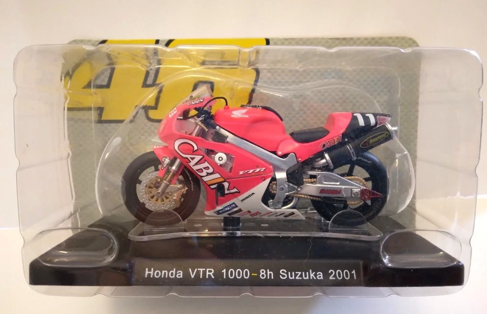 MOTO HONDA VTR 1000 -8 h SUZUKA 2001  VALENTINO ROSSI  SCALA 1/18 - Immagine 1 di 1