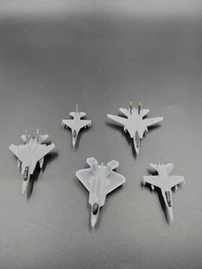 1/350 US Air Force fighter model F22 F14 F15 F16 F18 (5pcs) - Picture 1 of 6