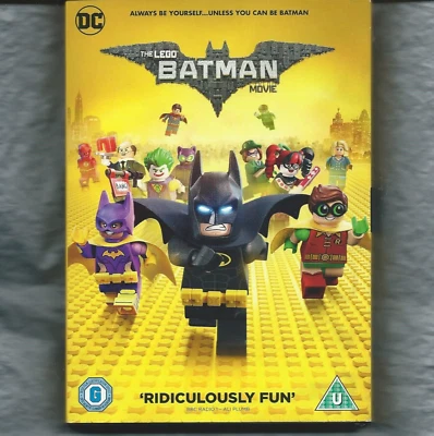 The Lego Batman Movie DVD 2017 Film Rated U Animation Action 100 Minutes Used - Image 1 of 4