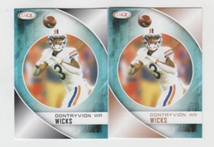 Dontayvion Wicks 2023 SAGE HIGH SERIES GOLD + BASE ROOKIE LOT #142 PACKERS - Picture 1 of 1
