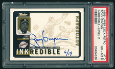 1999 Upper Deck Retro Inkredible #TG Tony Gwynn Level 2 Gold Auto 06/19 PSA 8