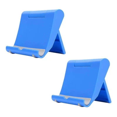 US 2 Pack Universal Cell Phone Stand Holder Foldable Desk Table Mount Adjustable - Image 1 of 4