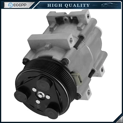 AC Compressor EG159 Fits Ford E-350 Econoline Club Wagon Super Duty E-450 - Image 1 of 4