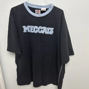 T-SHIRT MECCA NUOVA VINTAGE ANNI '90 2XL XXL BLU ARANCIONE ANNI '90 STREETWEAR USA e - Foto 1 di 7