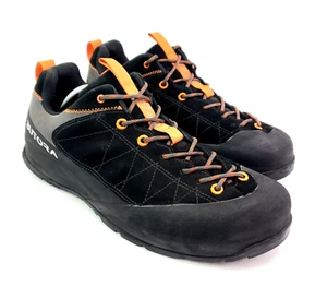 Butora Lcarus Approach Mens Sz 12 Black Orange Suede Athletic Rock Climbing Shoe - Picture 1 of 12