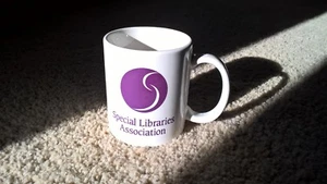 Special Library Association (SLA) Logo Mug (from 1980's) - Picture 1 of 3