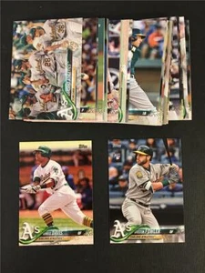 2018 Topps Oakland A's Athletics Team Set Series 1 2 Update 32 Cards - Picture 1 of 1
