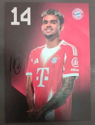 Luis Diaz handsignierte Autogrammkarte,autograph,DFB,FC Bayern,FCB,2025/26 - Bild 1 von 2