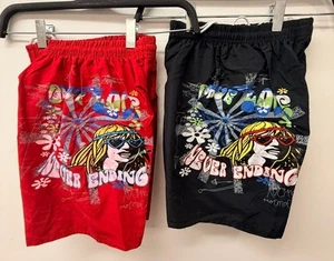 Lot 2 NEW Boy's Sur Vsive Sports Swim Trunks Small (6) - Picture 1 of 5