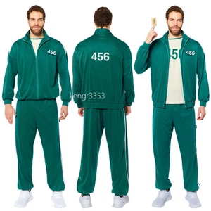 ⭐⭐Amscan Official Squid Game Player 456 Adults Fancy Dress Costume Cosplay Fancy - Picture 1 of 23