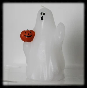 NWT Halloween Ghost Candle – 6.37" – Jack O' Lantern – 2022 Walmart – Unused - Picture 1 of 4
