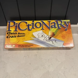 Pictionary Mattel 2010 Board Game Age 8+ New Contents Still Sealed  - Picture 1 of 6