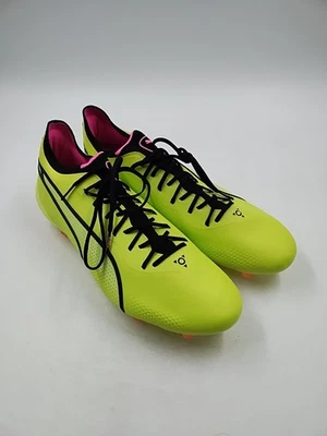 Puma Mens 11.5 KING ULTIMATE FG/AG Phenomenal Pack Lime Soccer Cleats (#B1-A6) - Image 1 of 4