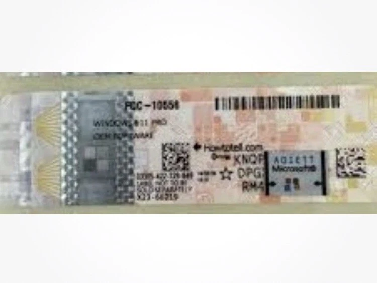 MICROSOFT Anuncio nuevoPegatina Windows 11 Pro Key clave de producto pegatina de por vida nueva válida