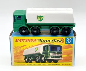 Vintage 1960s Lesney Matchbox #32 Leyland Petrol Tanker Minty w/Original SF Box! - Picture 1 of 7