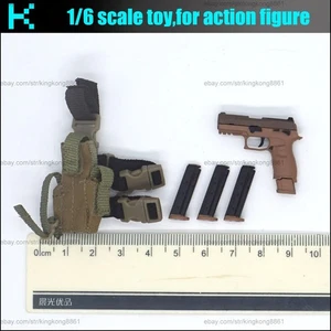 A15-16 1/6 scale ES GA1009 BRAVO7-1 SAS Soap- 320 Pistol & Holster - Picture 1 of 5