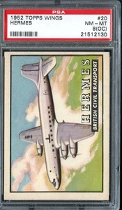 1952 TOPPS WINGS #20 HERMES PSA 8 (OC) *DS13065 - Picture 1 of 2