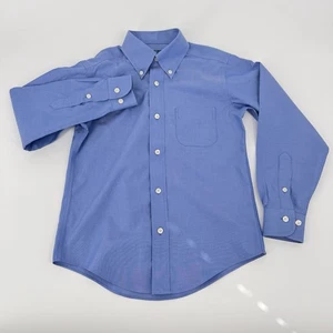 Camisa de vestir Brooks Brothers polar para niños talla 8 azul manga larga con botones - Imagen 1 de 7