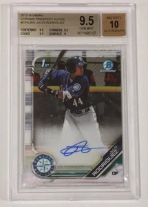 Bowman Chrome Prospects Julio Rodríguez CPAJRO 2019 1st Bowman Auto BGS 9,5/10 - Imagen 1 de 2