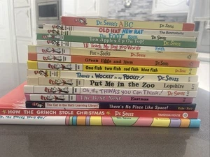 Lot Of 15 Dr. Seuss Books Some Older Some Newer - Picture 1 of 20