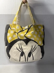 Borsa Disney Loungefly Minnie Mouse gialla in tela a pois - Foto 1 di 7