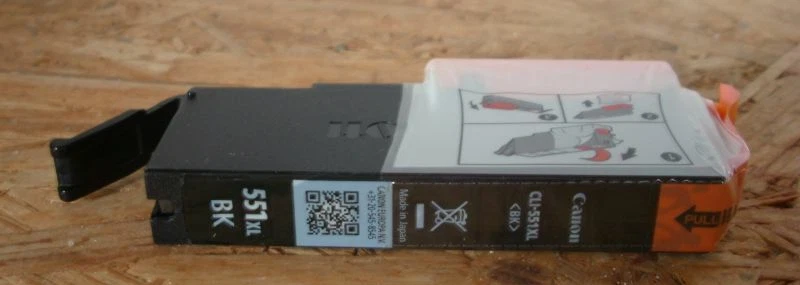 Canon CLI 551XL BK Tintenpatrone black für Pixma IP7220 IX6850 MG5450 MX725  D - Bild 1 von 1