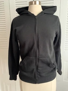 Quad Seven Kids Black Zip Up Hoodie Size 16 / 18 - Picture 1 of 4
