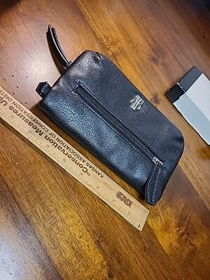 Jennifer Lopez Dorene Black Studded Zip Mini Foldable Wristlet Purse Clutch - Image 1 of 4