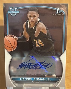 2022-23 Bowman University Chrome Hansel Enmanuel Rookie RC Auto #52