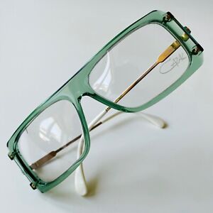 vintage CAZAL 185 kol 267 przezroczyste zielone okulary W.Germany rzadkie okulary przeciwsłoneczne DUŻE