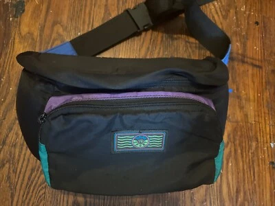 Riñonera deportiva Tam de los años 90 Vintage con estuche acolchado para cámara con cremallera negra USA Foto 1 de 4