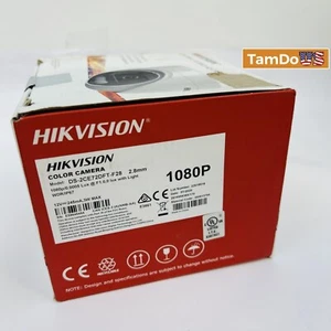 Hikvision DS-2CE72DFT-F28 1080P Color Camera – 2.8mm Lens, Weatherproof Dome - Picture 1 of 2