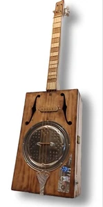  Wein Zigarrenbox Gitarre Blues Dobro Resophonic  - Bild 1 von 2