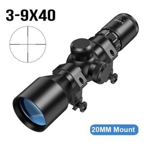 Tactical 3-9x40 Compact Scope Mildot/ Rangefinder Reticle Hunting Riflescopes