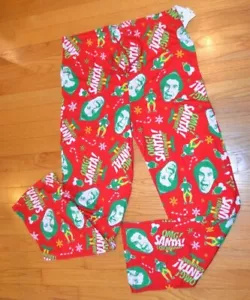Elf The Movie Omg! Santa! I Know Him! Pajamas Pants Men's Size: Medium (M) NWT! - Picture 1 of 6