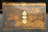 Antique Dutch Pocket Bible New Testament 19th century (1884), Leather With Clasp