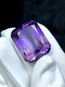 82.5ct Big Natural Amethyst Loose Gemstone Cushion Cut & beautiful purple color - Picture 1 of 3