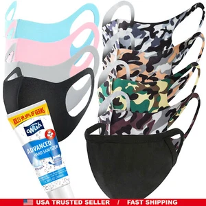 Mouth Cover & Air Permeable for Travel Daily Use Washable Reusable Fashion Mask - Picture 1 of 17