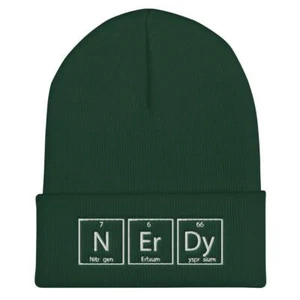 Gorro con puños unisex bordado nerd - Imagen 1 de 9