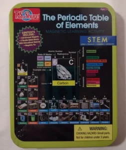 The Periodic Table Of Elements Educational Magnets STEM T.S. Shure New Sealed - Picture 1 of 2