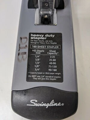 Swingline 160 Page Heavy Duty Stapler ~ Mid Century Machine Age ~ 39002 - Image 1 of 4