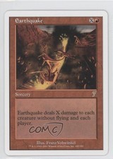 2001 Magic: The Gathering - Core Set: 7th Edition Earthquake #180 0w7