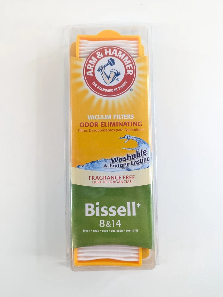 Arm & Hammer Vacuum Filters for Bissell 8 & 14 – Odor Control – New - Image 1 of 3
