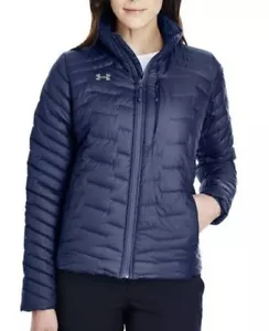 Under Armour ColdGear Reactor Pufferjacke neu mit Etikett Damen klein marineblau $ 200 - Bild 1 von 2