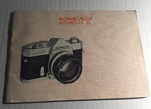 Vintage Konica T Autoreflex 35mm Film SLR Camera - User Instruction Manual - Picture 1 of 2