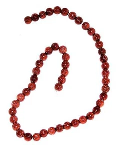 BEADS 16" Strand 6mm Gold Stone SPARKLING GOLDSTONE - Picture 1 of 1