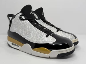 Taglia 7,5 - Jordan Dub Zero Sneaker Uomo, Nero/Oro Metallizzato/Bianco - 311046-005 - Foto 1 di 14