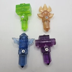 Skylanders Trap Team Crystals Lot of 4 Tiki Biters Bane Life Hammer Tech Scepter - Picture 1 of 2